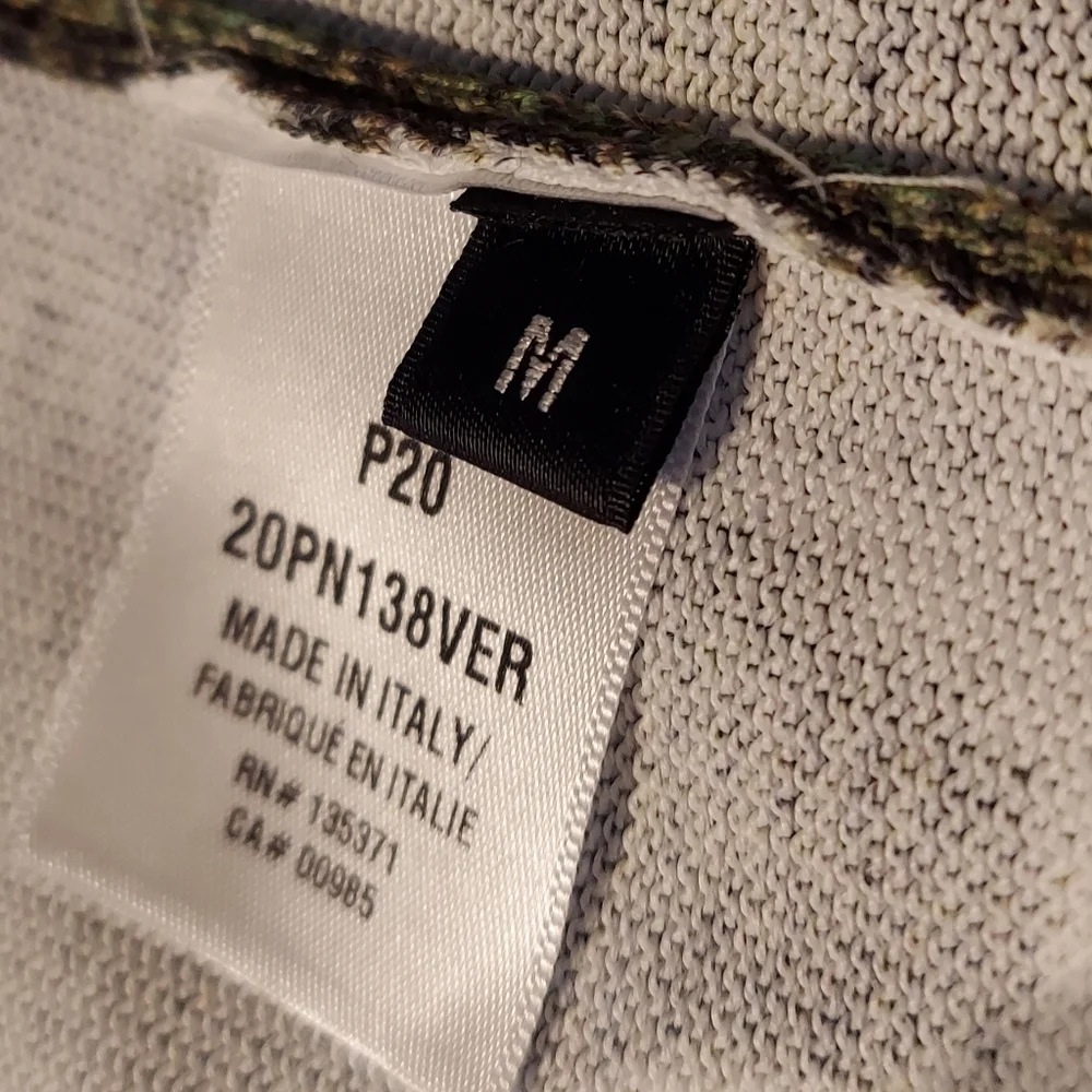 $1,990 NEW OSCAR DE LA RENTA GREEN LANDSCAPE CARDIGAN US S